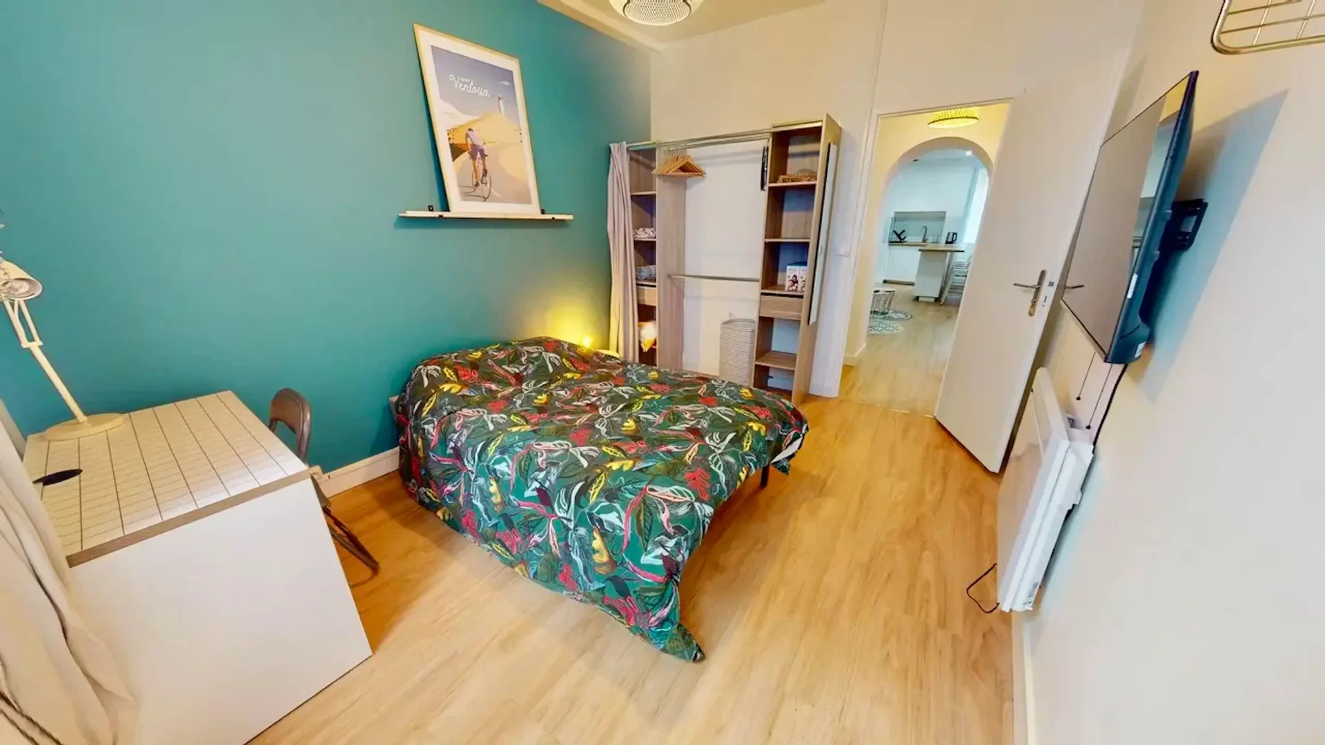 Quarto de estudante funcional perfeito para estudar em 