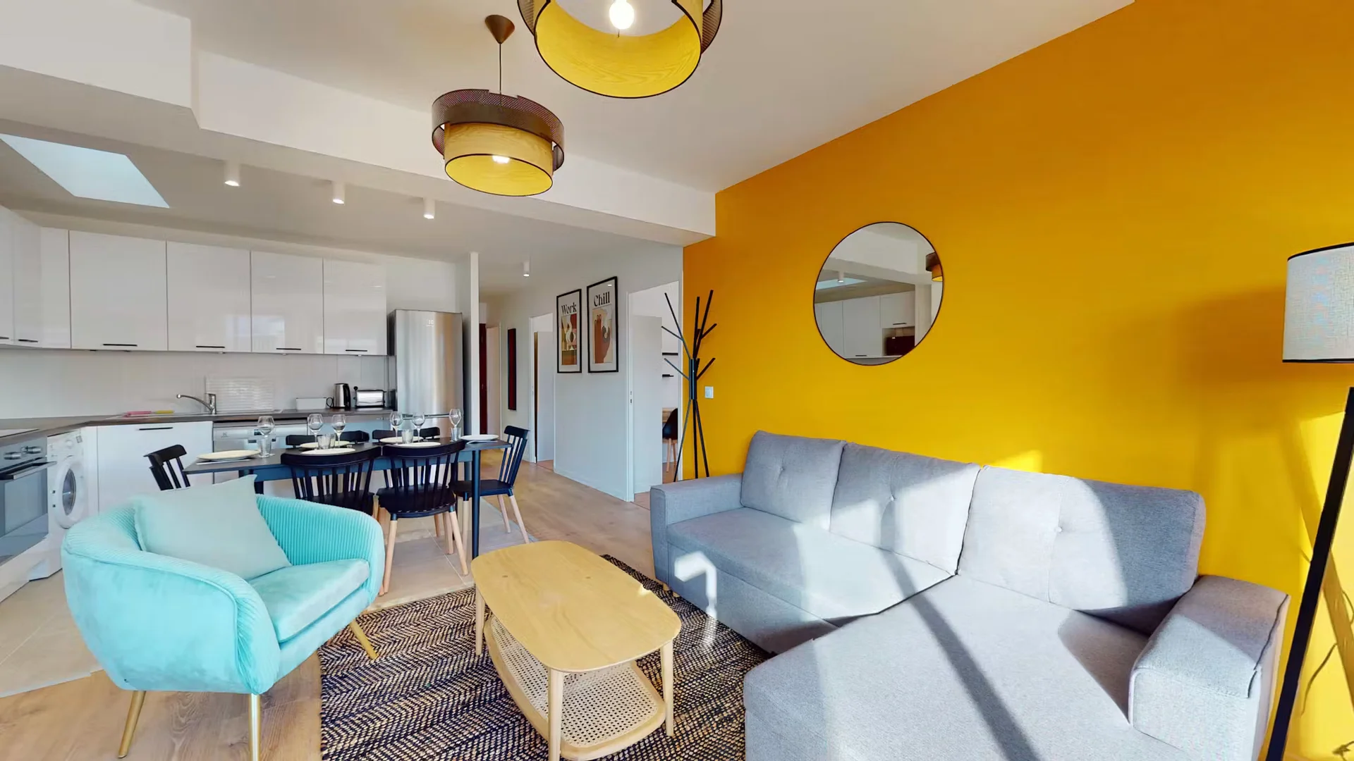 Room for rent in student apartment in , fully furnished