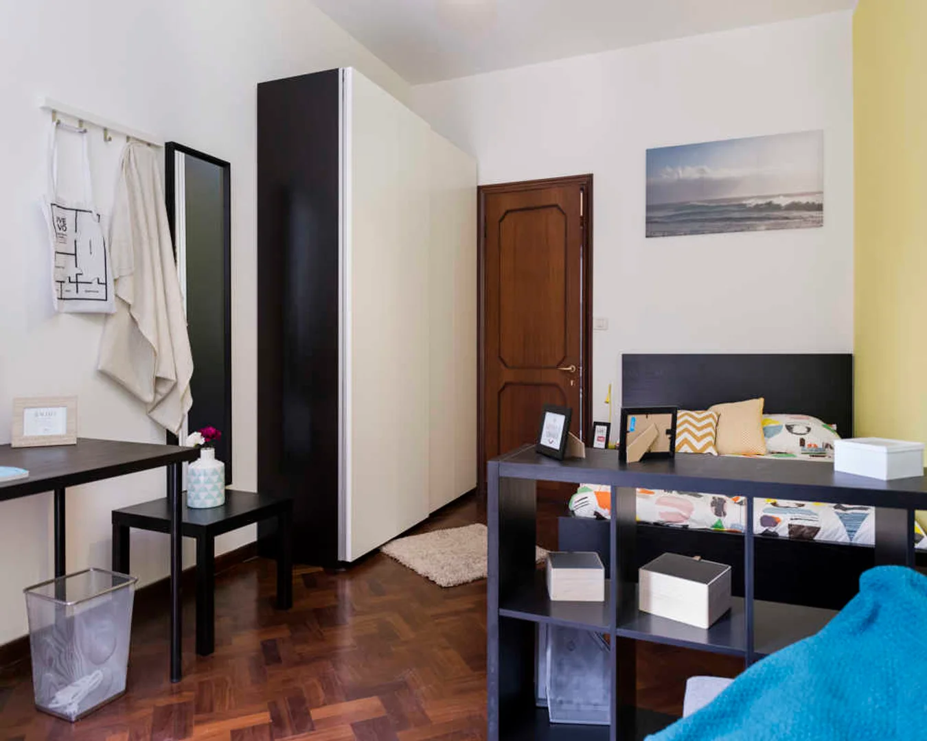 Habitación asequible para estudiantes con buena iluminación en 