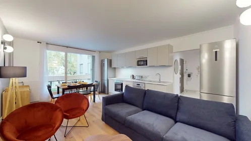 Privatzimmer in der Rue Emile Zola, Bécon-les-Bruyères, bild 1 von 10