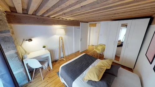 Habitación en alquiler con cama doble Lyon