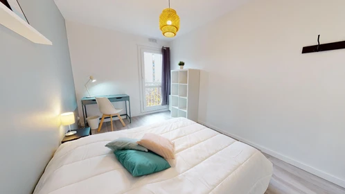 Habitación en alquiler con cama doble Lyon