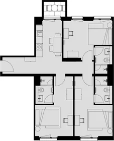 Quarto privado em Berliner Str. 22, 04105 Leipzig, Germany, imagem 10 de 35