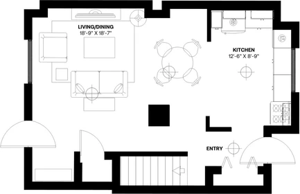 Stanza privata con letto matrimoniale Washington