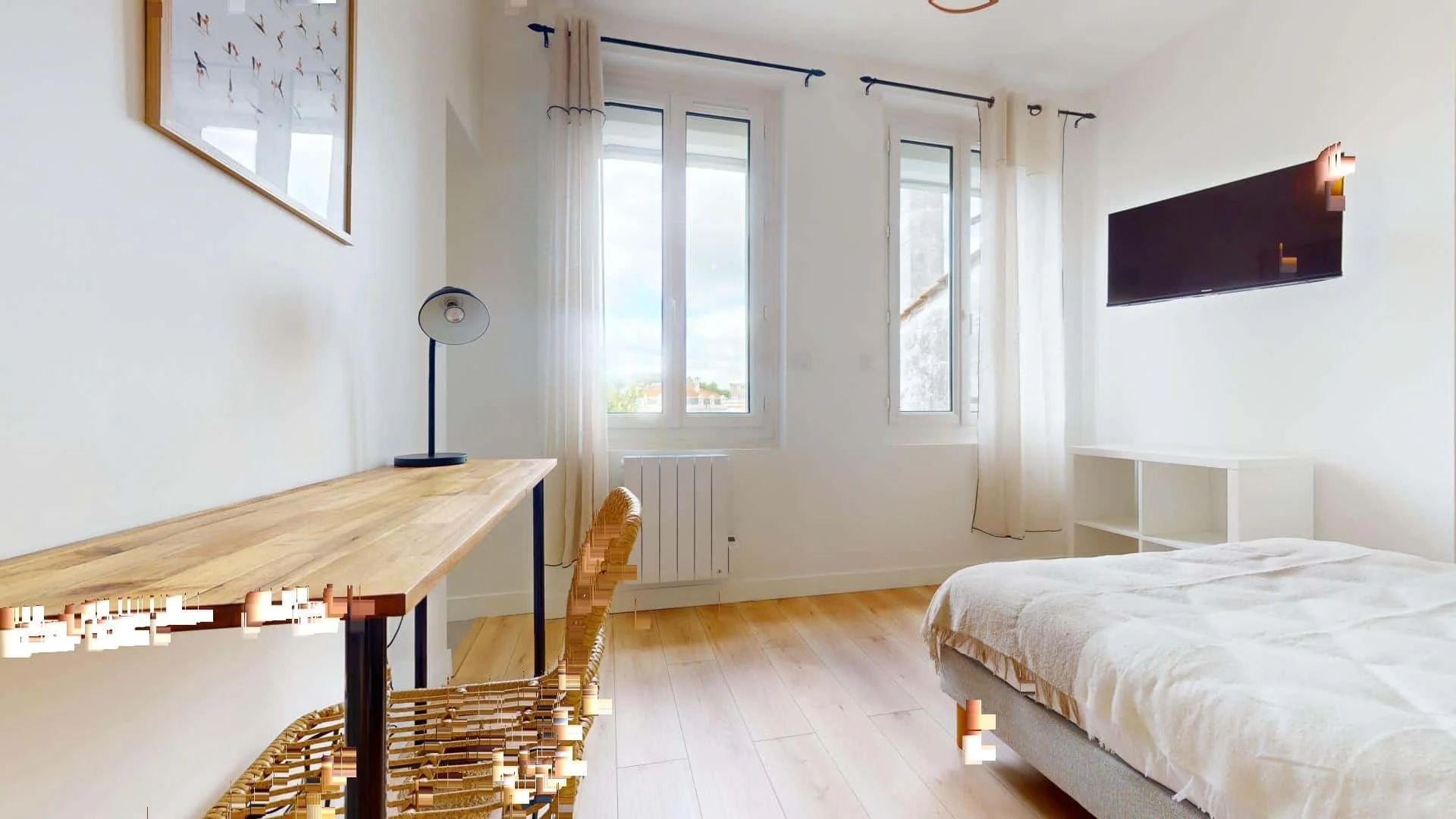 Studentenfreundliches Zimmer in mit modernen Annehmlichkeiten