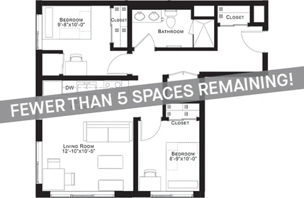 Two bedroom accommodation in Lansing