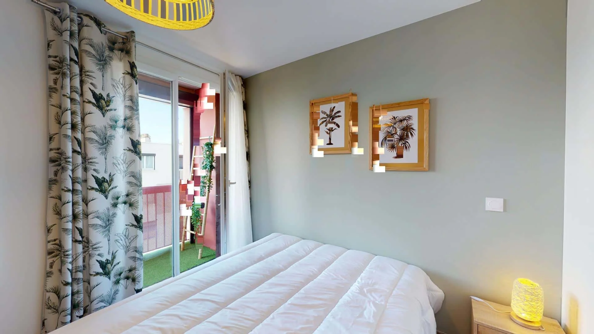 Habitación asequible para estudiantes con buena iluminación en 