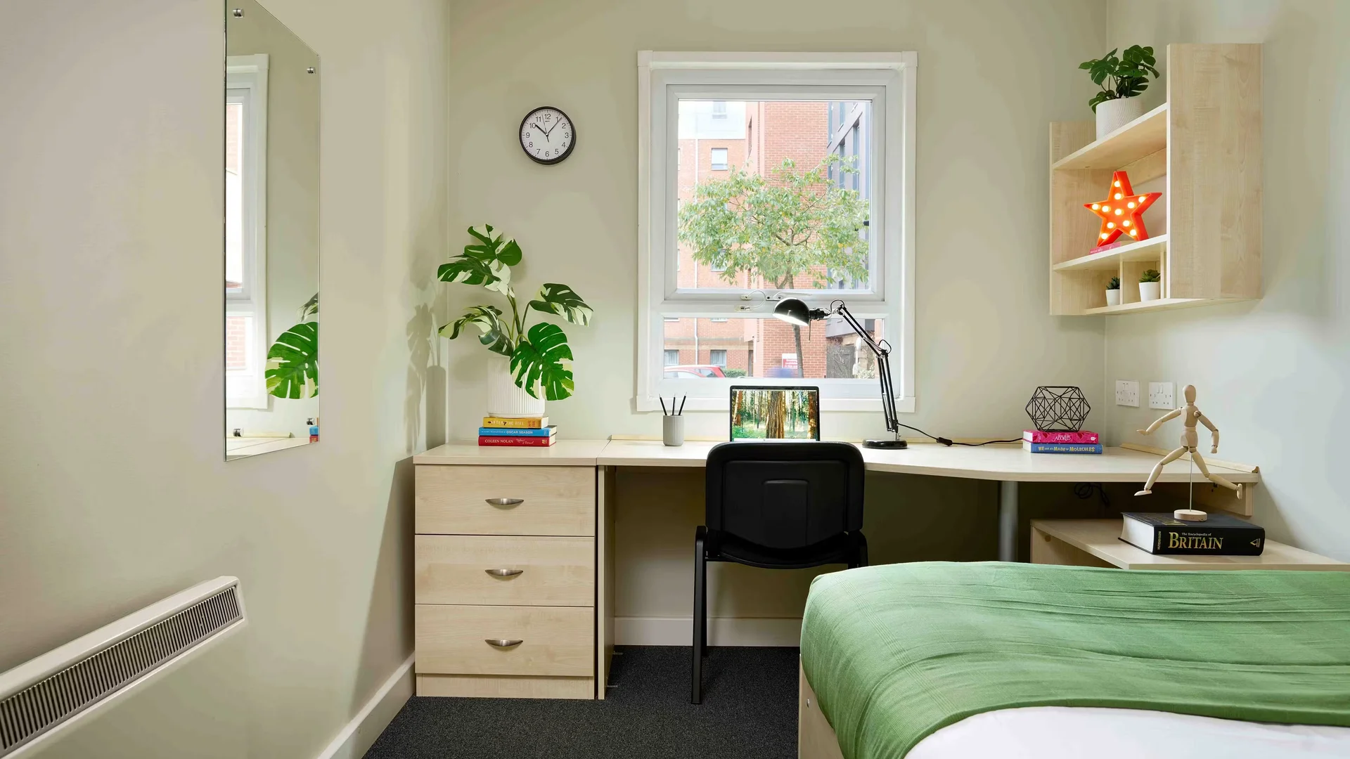 Quarto acolhedor para estudantes disponível em 