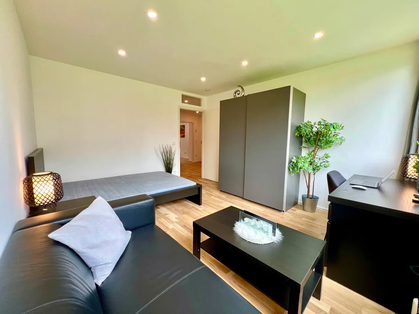 Affordable room for students with ample lighting in 