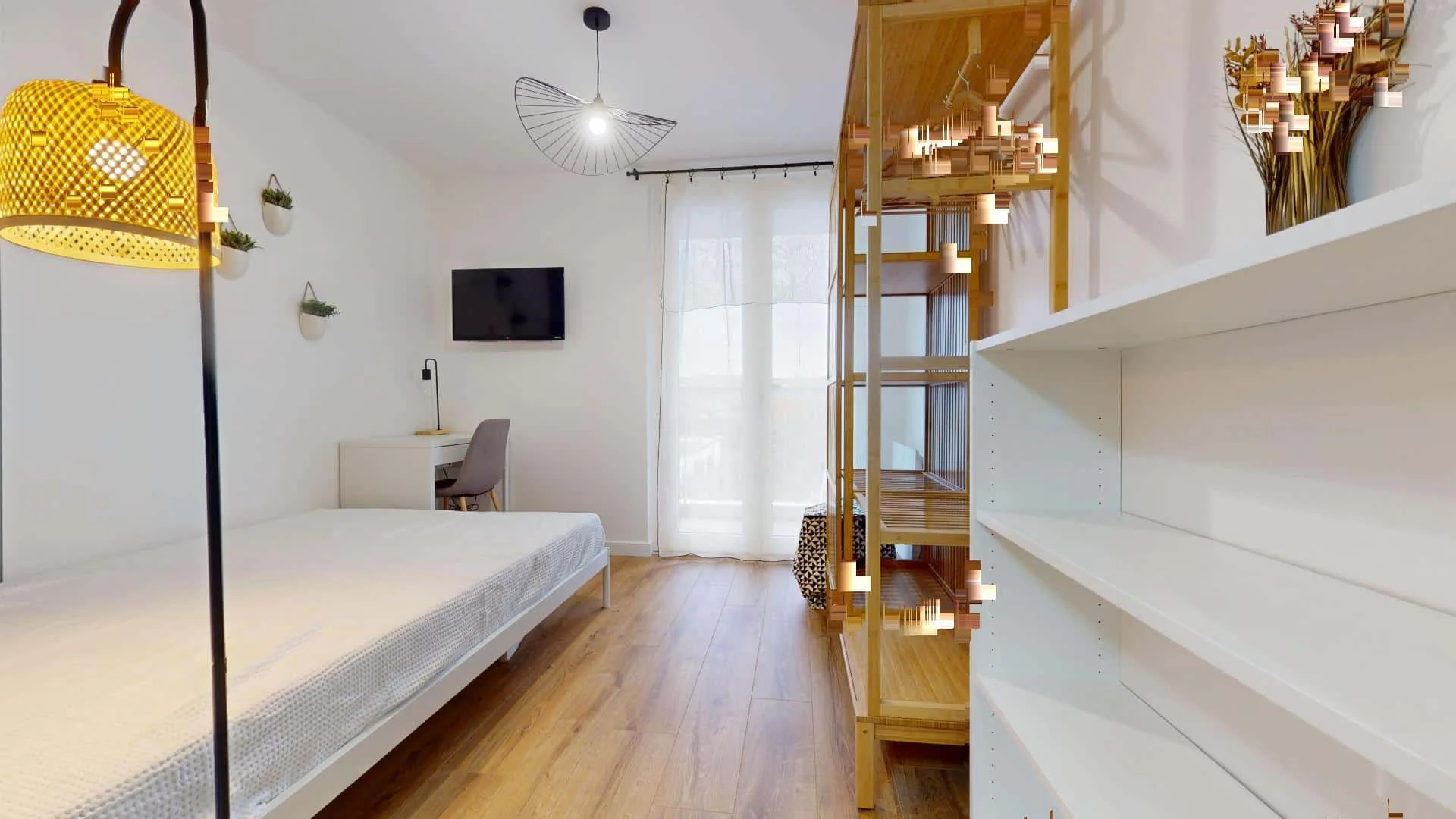 Comfortable and spacious student room in 