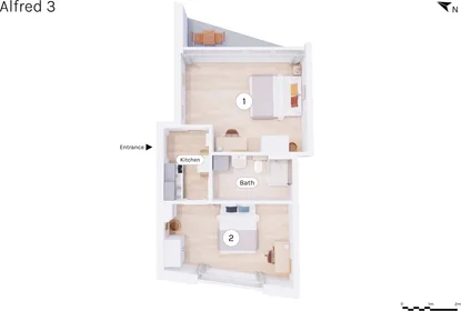Habitación privada en Sternschanze, Hamburg-Altona, Germany, imagen 23 de 23