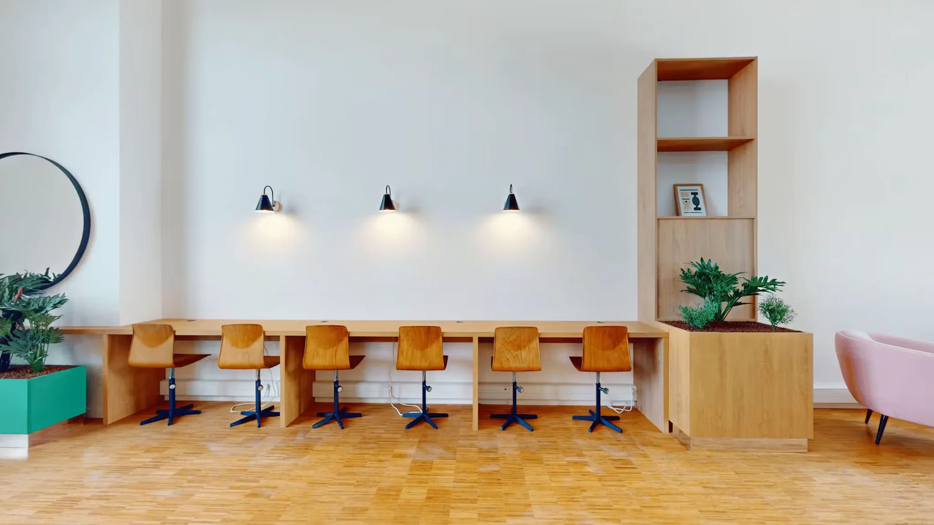Chambre abordable pour les étudiants avec un bon éclairage dans
