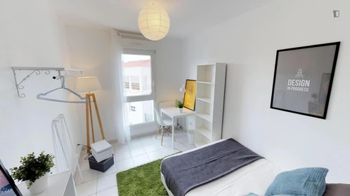 Quarto para alugar num apartamento partilhado em Montpellier