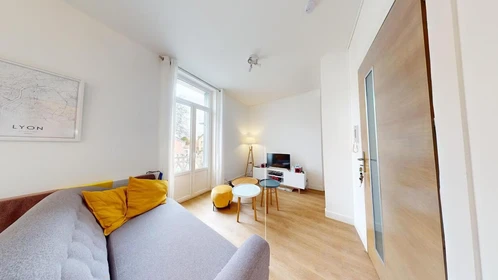 Bright private room in Villeurbanne