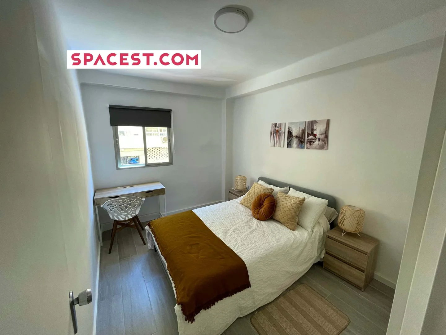 Habitación acogedora para estudiantes disponible en 