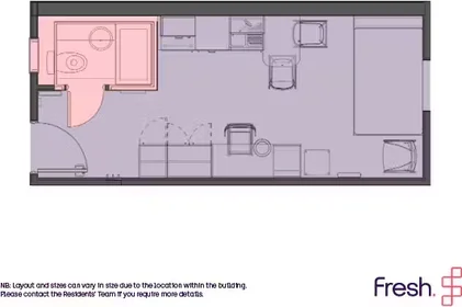 私人房间 在 Alma Place, 16 Library Street, Belfast, BT1 2JD, 30的图像28