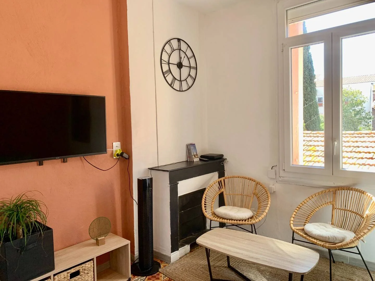 Student room in  with study area and shared facilities