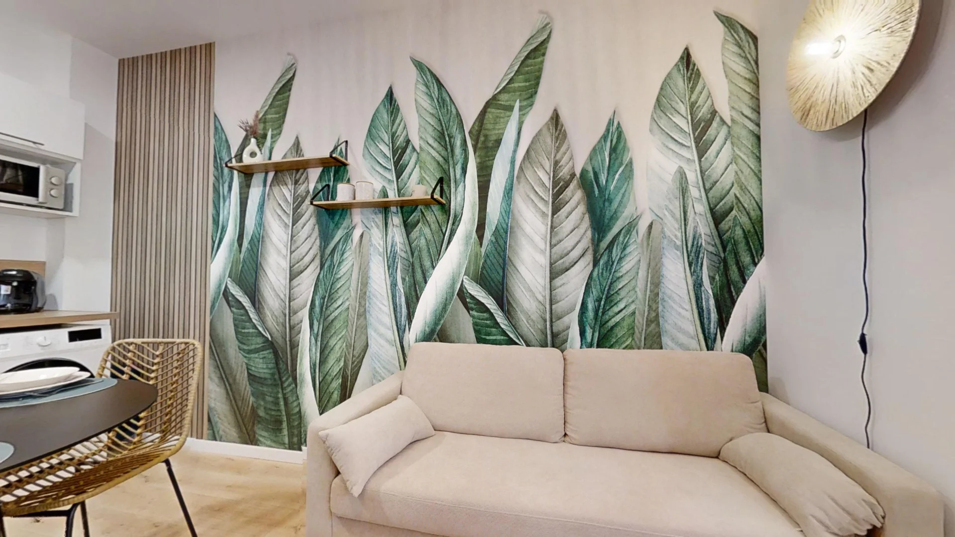 Quarto amigo do estudante em  com comodidades modernas