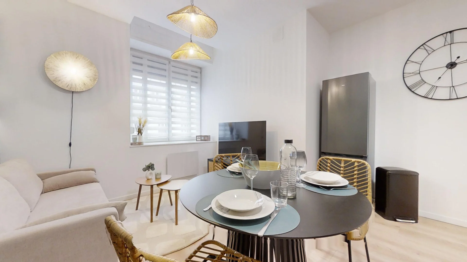Quarto amigo do estudante em  com comodidades modernas