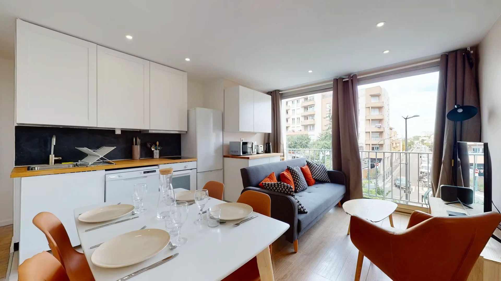 Chambre à louer dans un appartement d'étudiant à , entièrement meublée