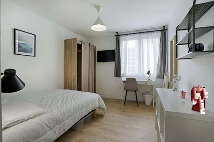 Chambre à louer avec lit double Rennes