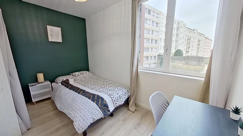 Chambre à louer avec lit double Caen