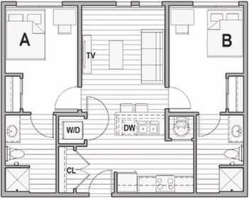 Moderne und helle Wohnung in Columbus