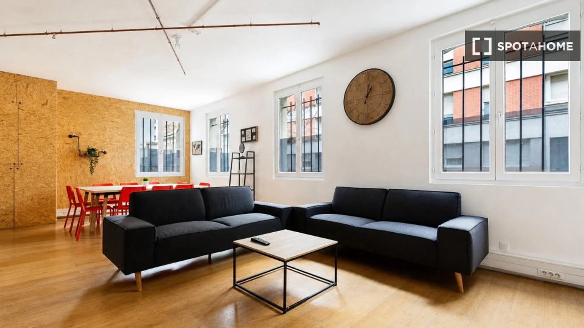 Chambre d'étudiant confortable et spacieuse dans 