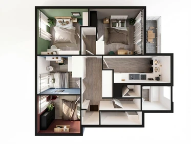 Habitación privada en Martinets-Le Plateau, Le Kremlin-Bicêtre, imagen 14 de 15