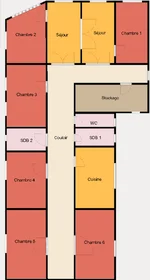 Prywatny pokój w rezydencji 120 Avenue de la République, obraz 7 7