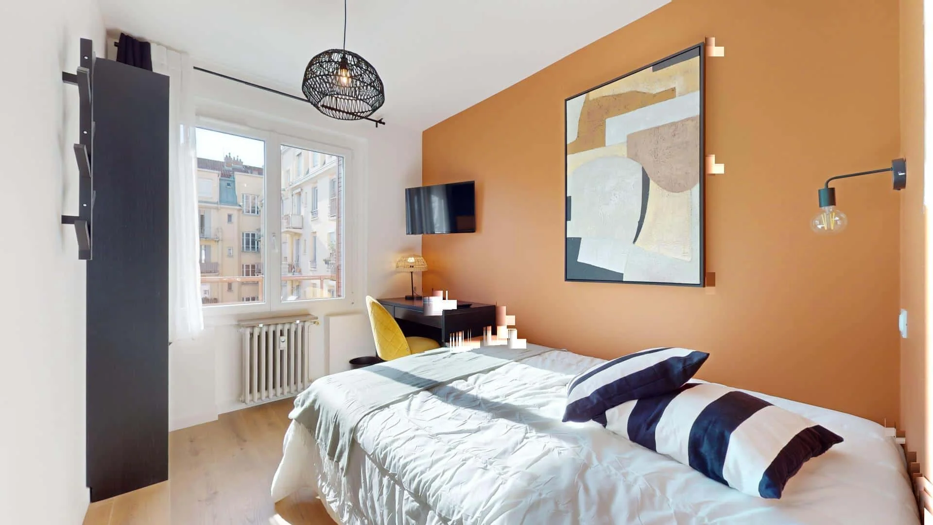 Chambre confortable pour étudiants disponible dans