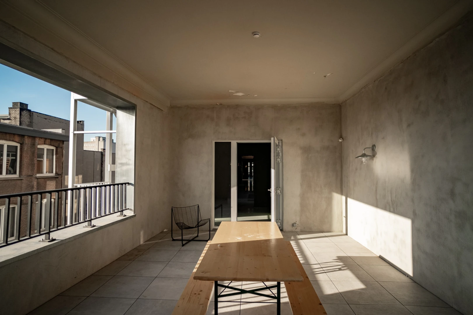 Habitación para estudiantes en  con área de estudio y facilidades compartidas