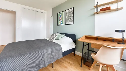 Stanza privata in residence in Boulogne-Billancourt, 92100, immagine 3 di 49