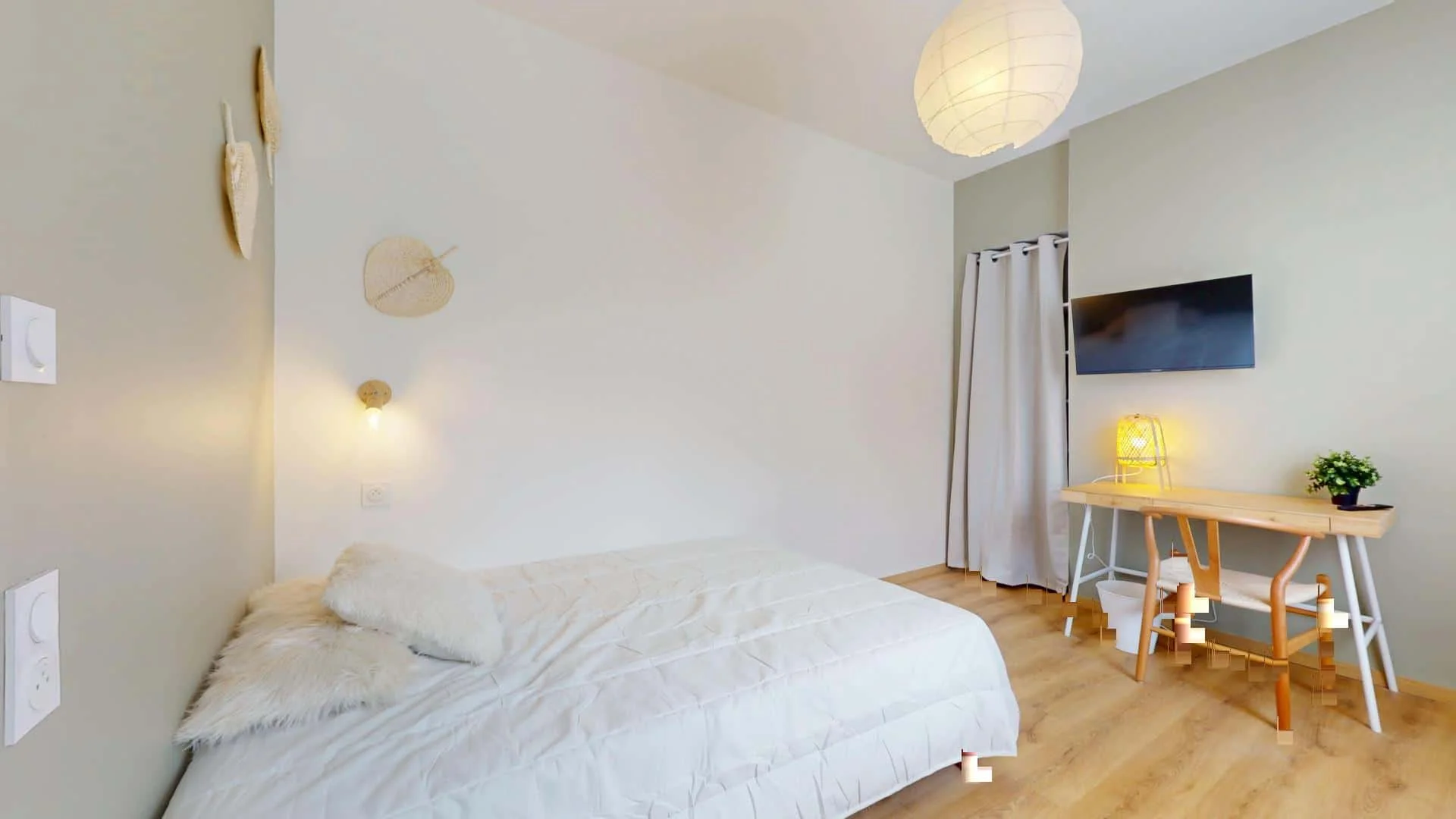 Bezahlbares Zimmer für Studenten mit ausreichender Beleuchtung in 