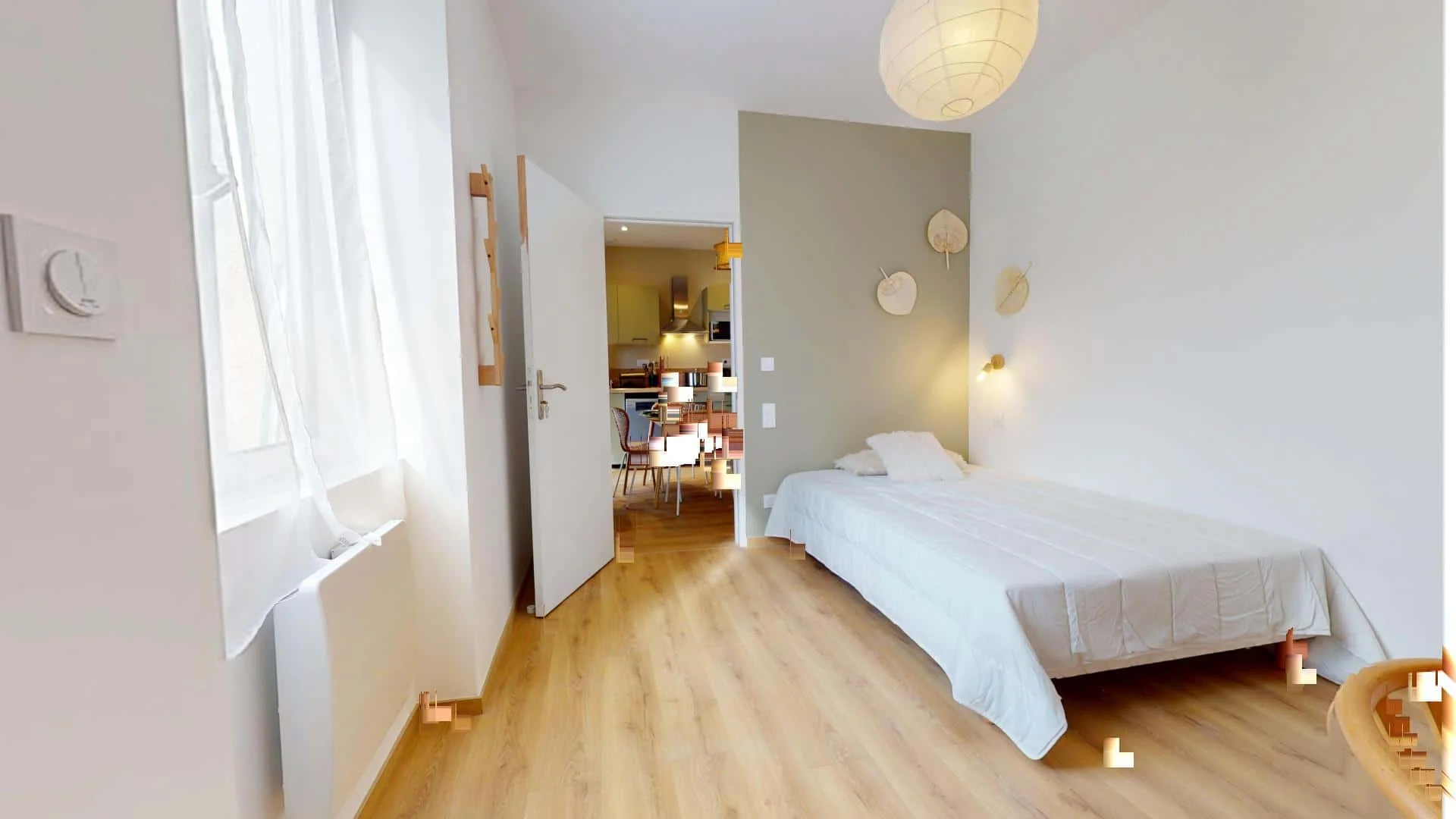 Bezahlbares Zimmer für Studenten mit ausreichender Beleuchtung in 