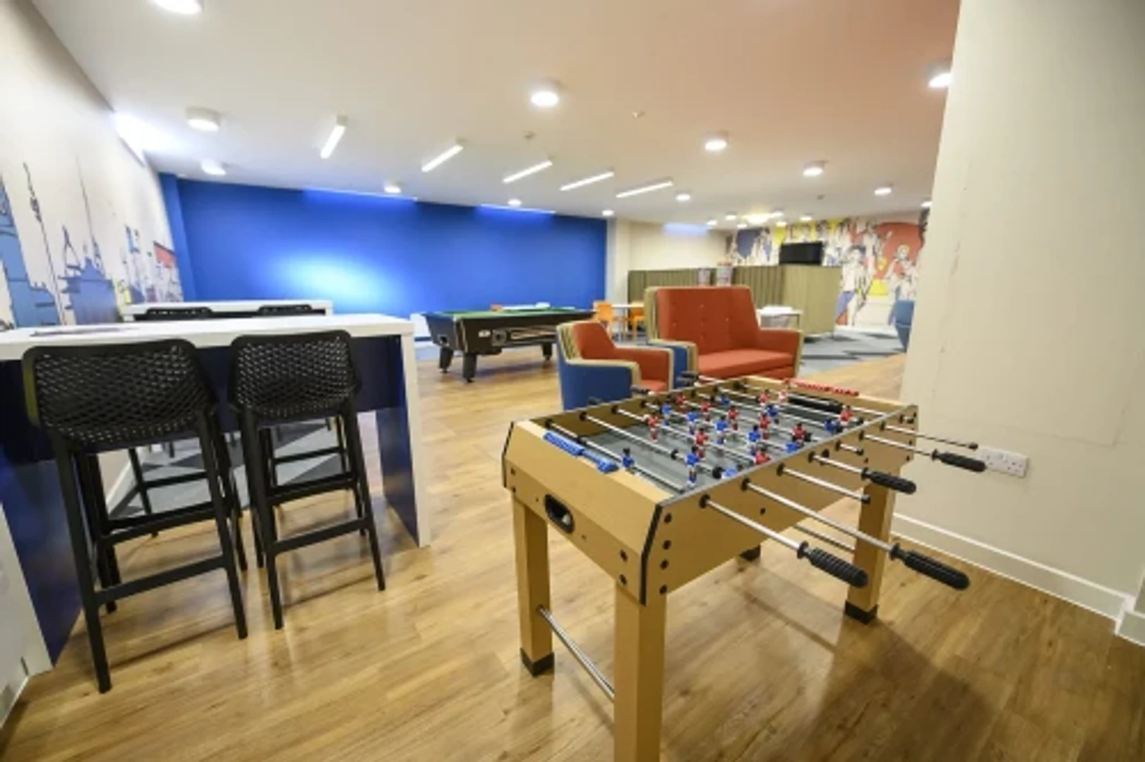 位于的学生友好型房间，设施现代