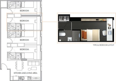 Chambre privée à Iglu Chatswood Sydney NSW 2067, image 9 de 20