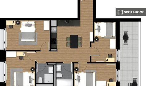 Chambre privée à Gref-Völsing-Straße, image 6 de 19