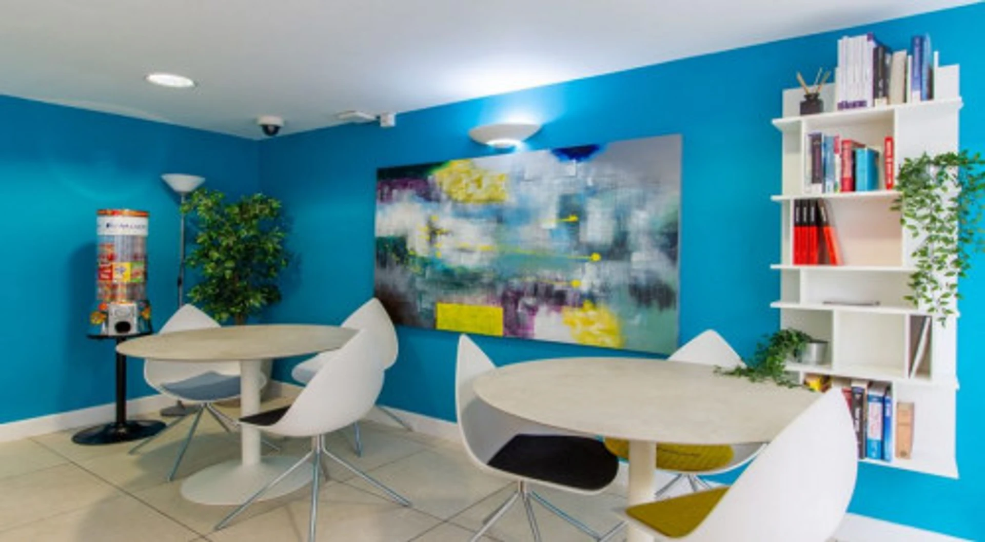 Student room in  with study area and shared facilities