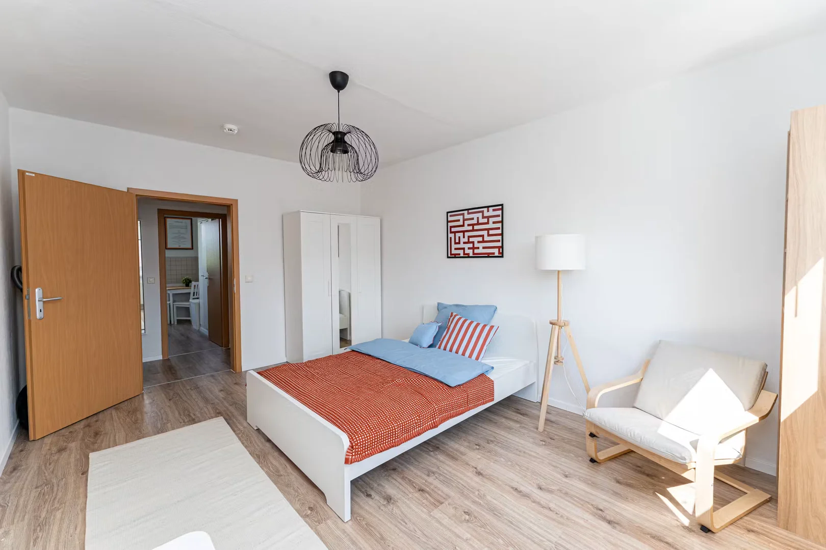 Quarto para alugar em apartamento de estudantes em , totalmente mobilado