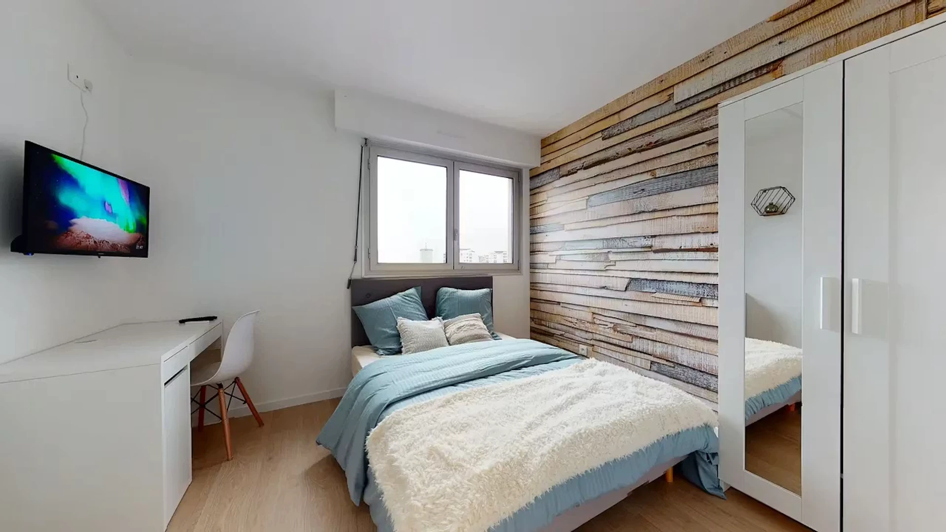 Habitación en apartamento estudiantil en alquiler en , completamente amueblado