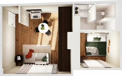 Entire apartment at Rue de l'Ecuelle, Bruxelles, image 9 of 9