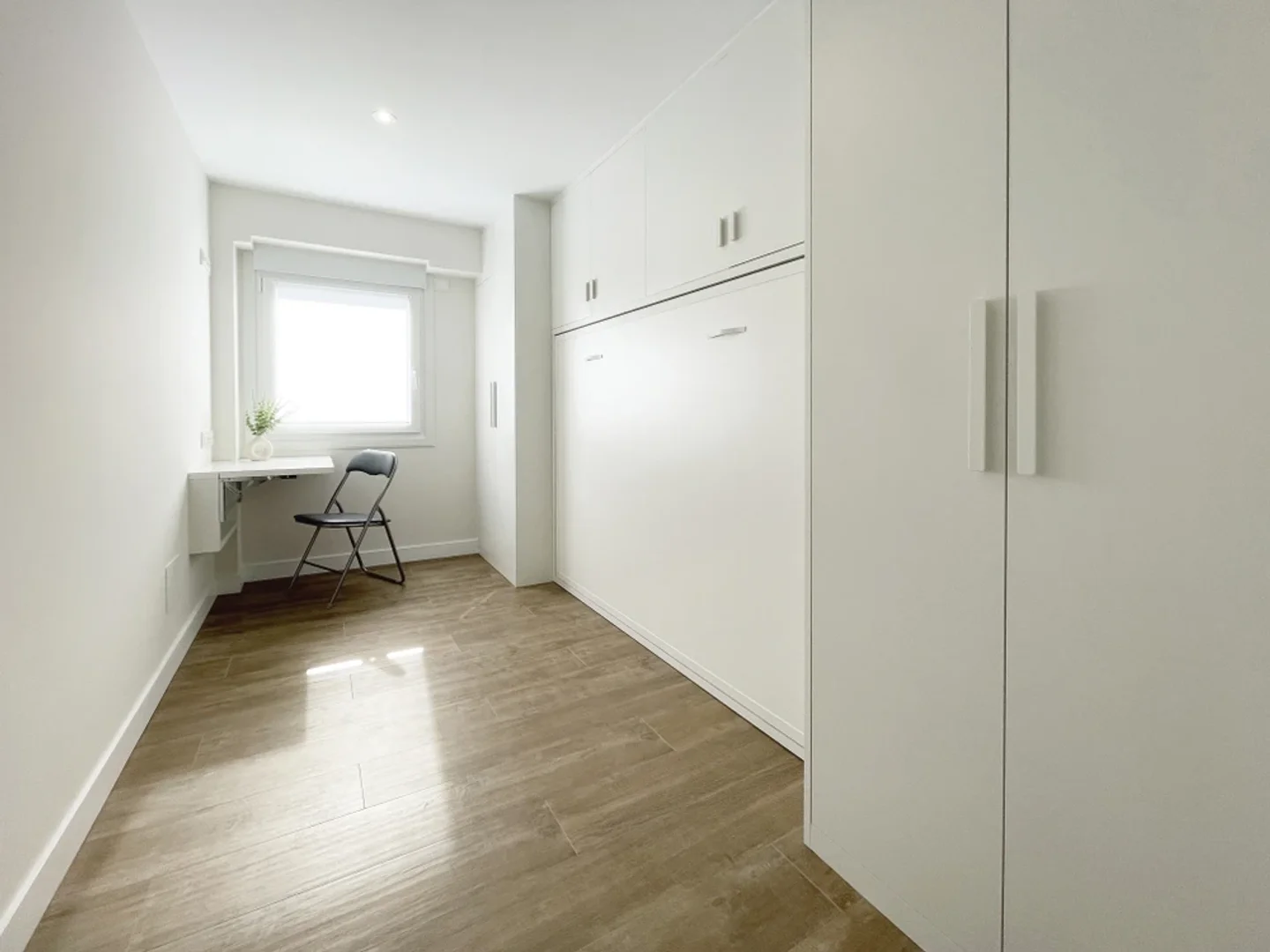 Student room in  with study area and shared facilities