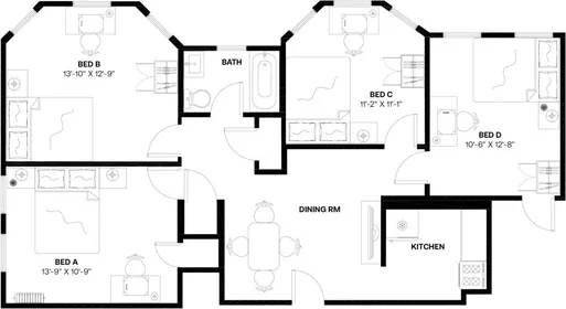 Private room at #584: Allston Boston 02134, image 6 of 20