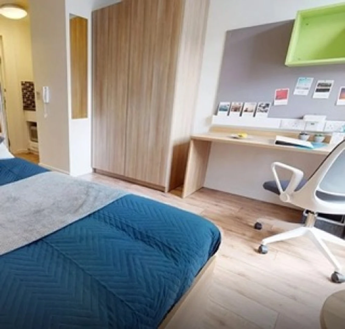 Bright and airy student room with easy university access in 