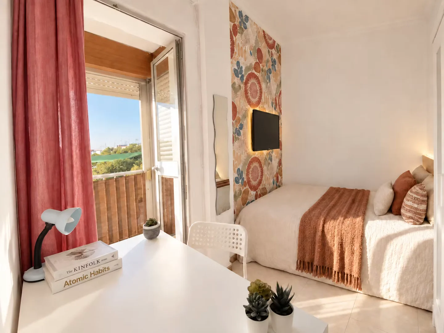 Chambre à louer dans un appartement d'étudiant à , entièrement meublée