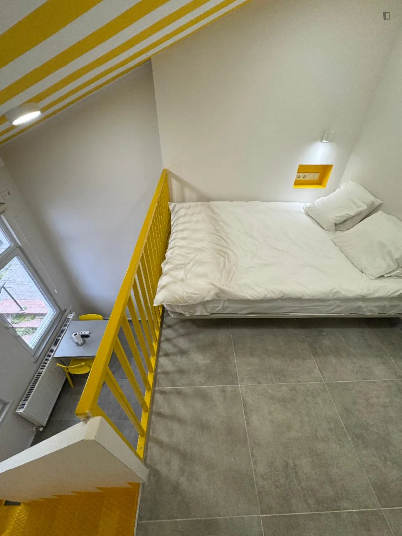 Estudio para estudiantes con excelentes conexiones de transporte en 