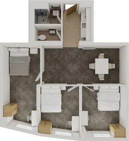 Habitación privada en Empire Apartments Auckland 1010, imagen 7 de 12