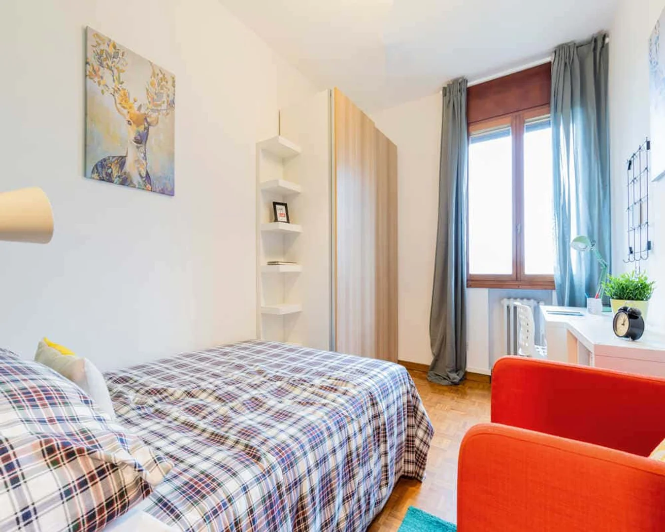 Quarto amigo do estudante em  com comodidades modernas