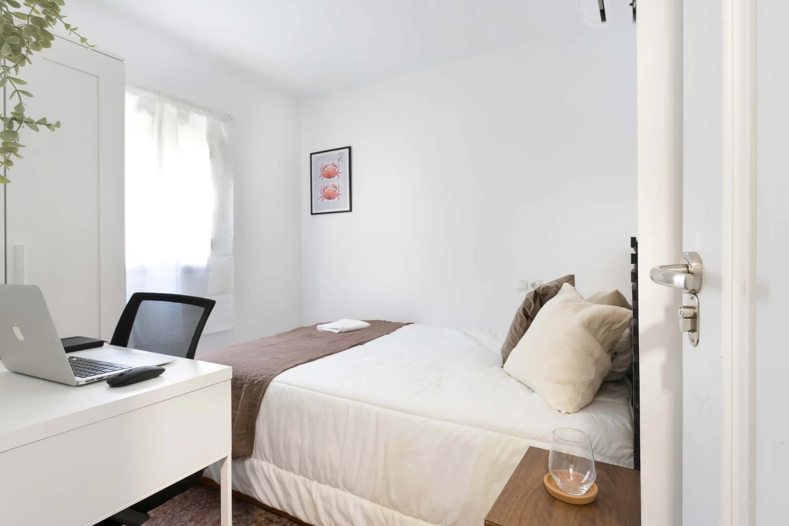 Habitación estudiantil amplia y cómoda en 